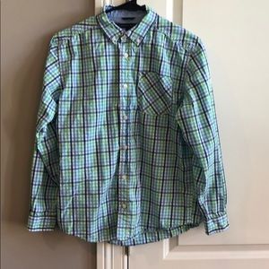 Tommy Hilfiger Boys Lg 16/18 Long Sleeve Button Up‎